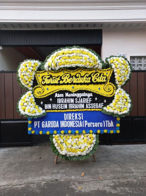 Papan Bunga Duka di Wongkaditi Barat